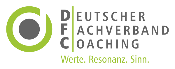 Logo vom Deutschen Dachverband Coaching. Werte.Resonanz. Sinn